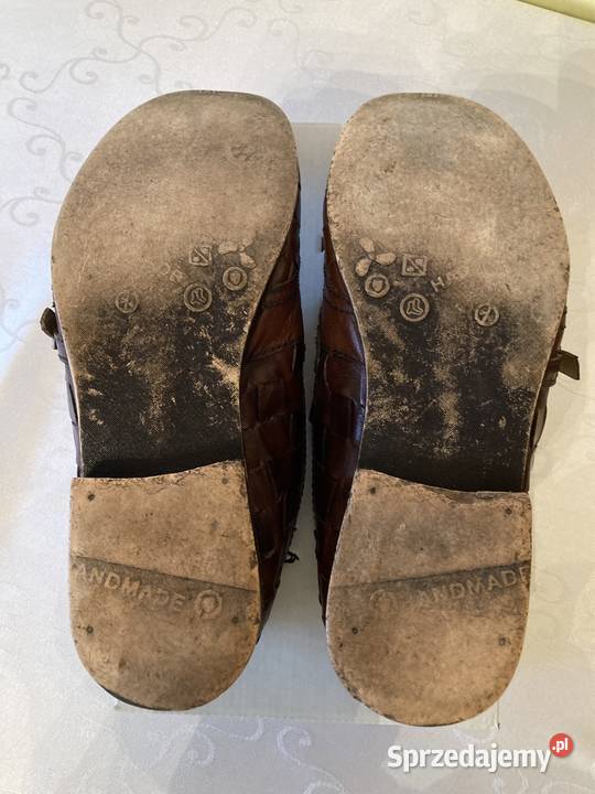 Półbuty Skórzane Męskie HandMade Wersja śląskie Czerwionka-Leszczyny