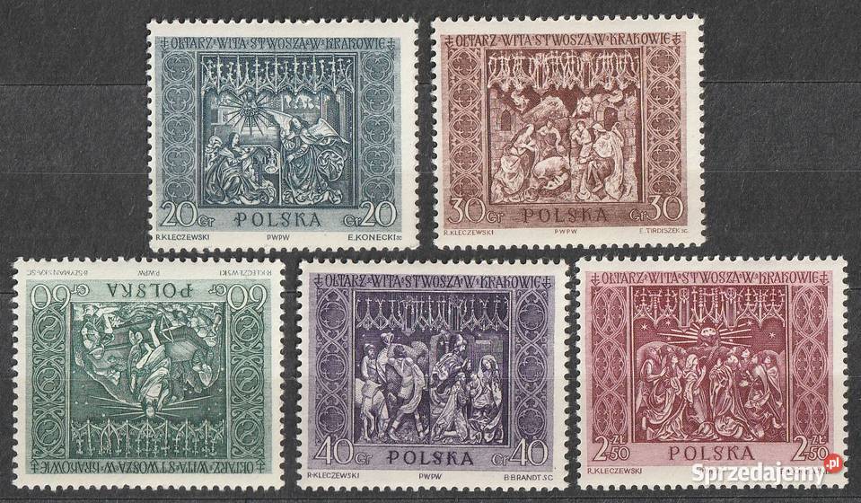 POLSKA OŁTARZ WITA STWOSZA 1960 CZYSTE
