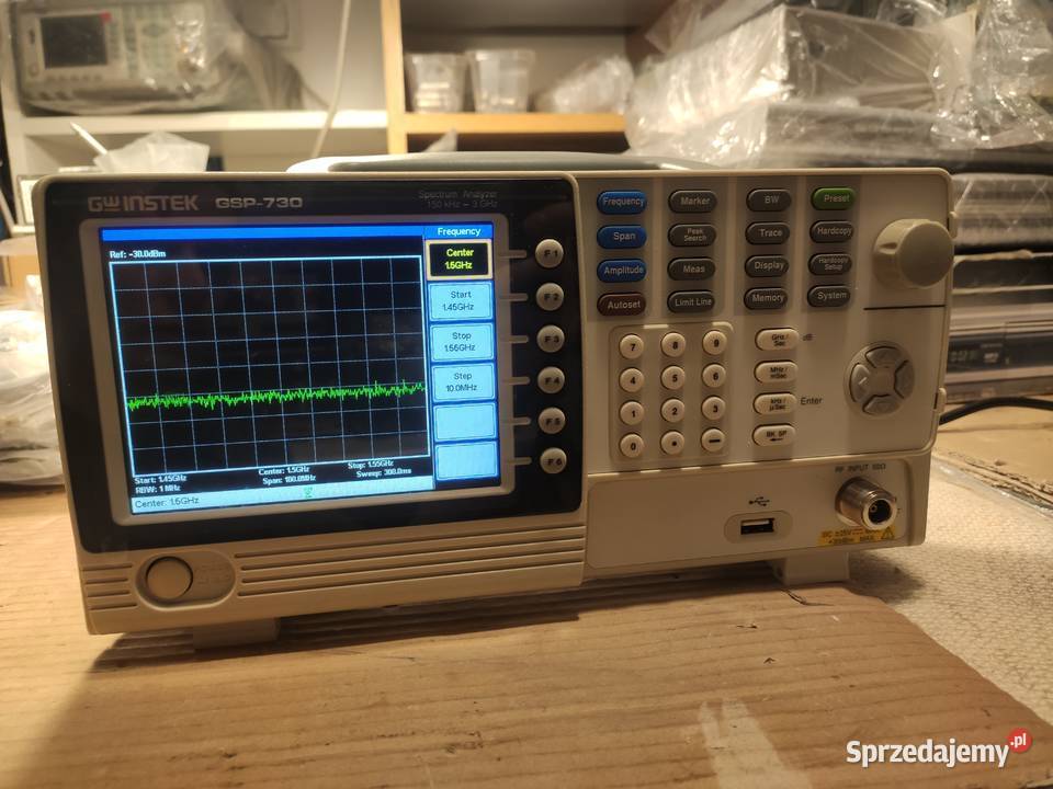 GW Instek GSP730 Spectrum Analyzer 150 kHz 3 GHz Poznań sprzedam
