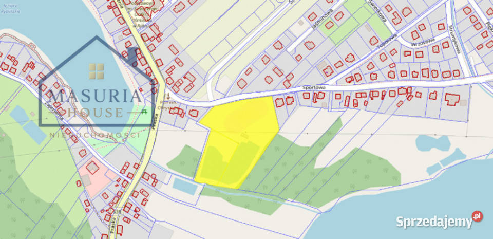 Duża działka budowlana z własnym stawem Rybno