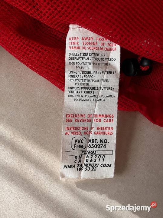 Sportowa kurtka PUMA w klimacie vintageretro Piotrków Trybunalski
