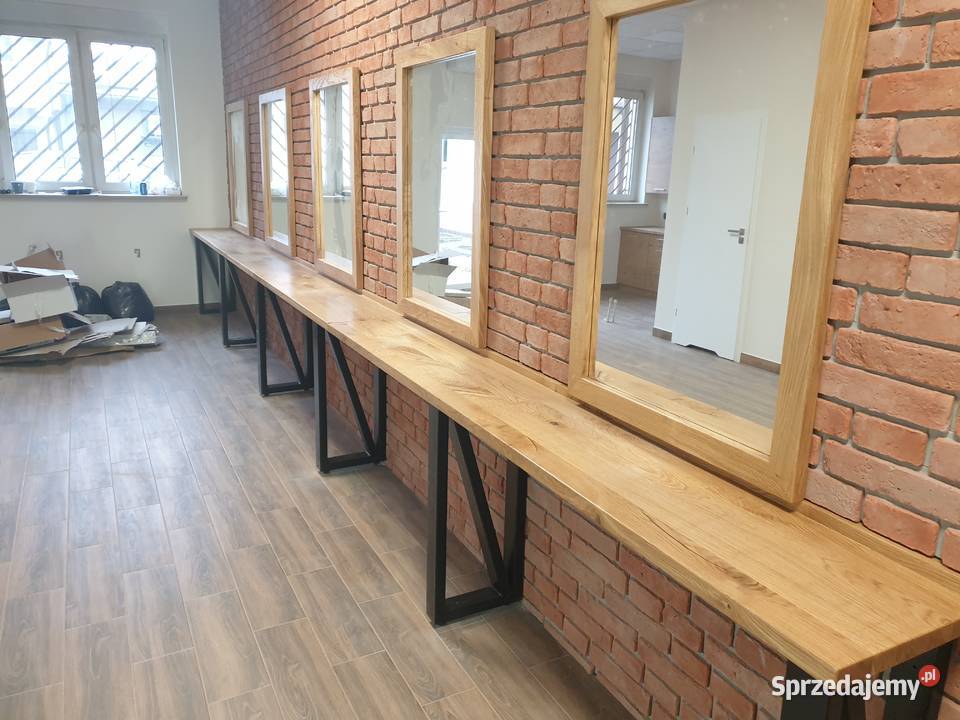 Stół dębowy nowoczesny na wymiar industrialny świętokrzyskie Napęków