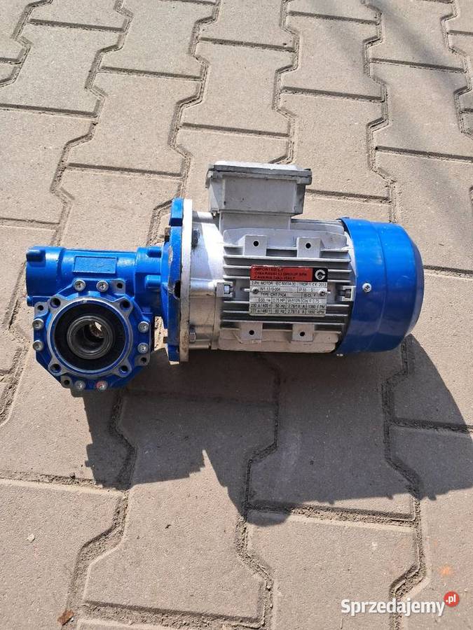 Okazja motoreduktor 055kw 93obr naped maszynki Dobrodzień