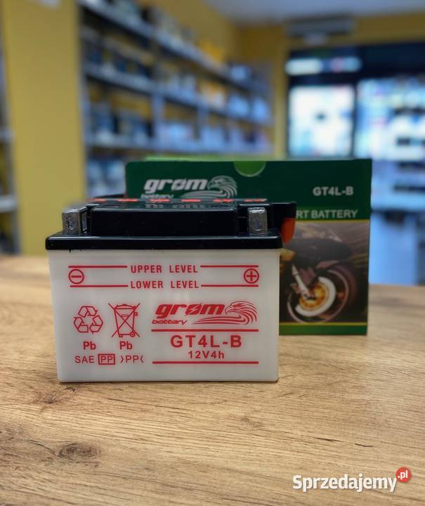 Akumulator motocyklowy GROM YB4LB 12V 4Ah 60A P