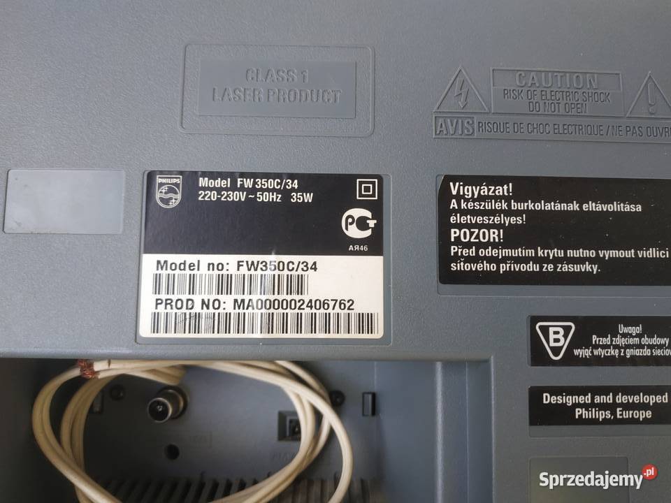 Weża muzyczna Philips FW350c magnetofon stereo Warszawa sprzedam