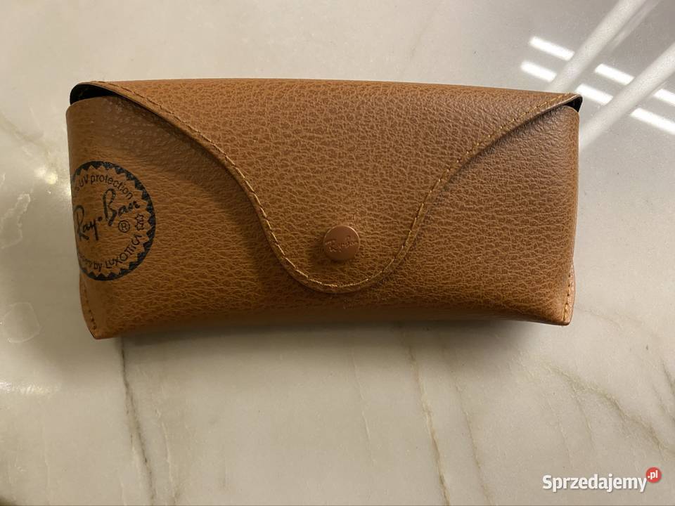 Oryginalne Brązowe Etui na Okulary RayBan podkarpackie Dębica