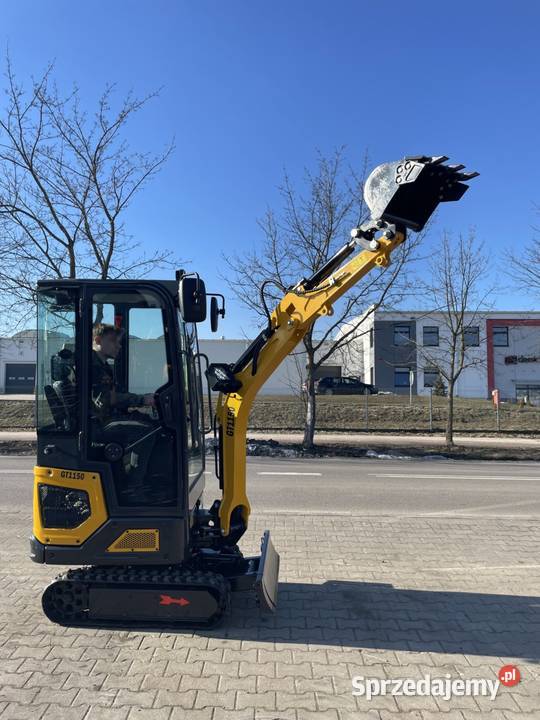 Minikoparka z kabiną Gunter Grossmann GT1150C Koparki małopolskie