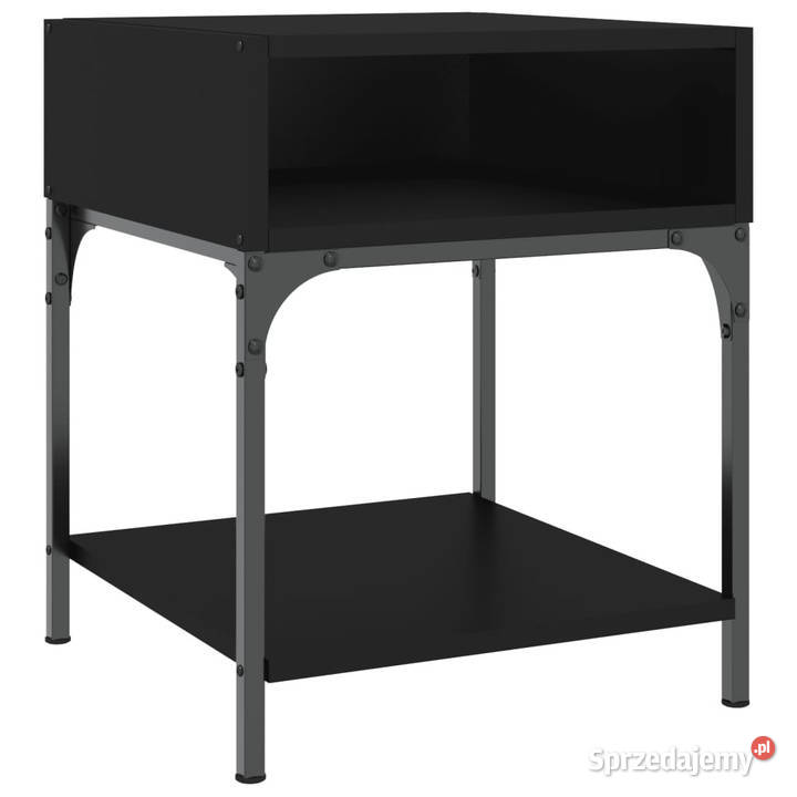 Stoliki nocne 2 czarne 40x41x50 WM825874 mazowieckie Warszawa