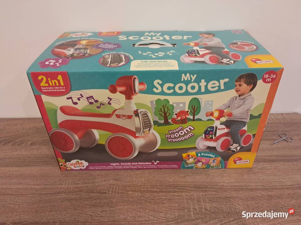 Jeździk z grami Carotina Baby Okazja Skawina sprzedam