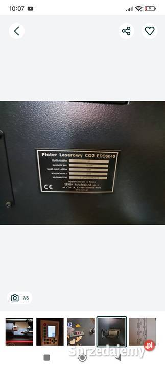 Ploter laserowy co2 Ostrzeszów