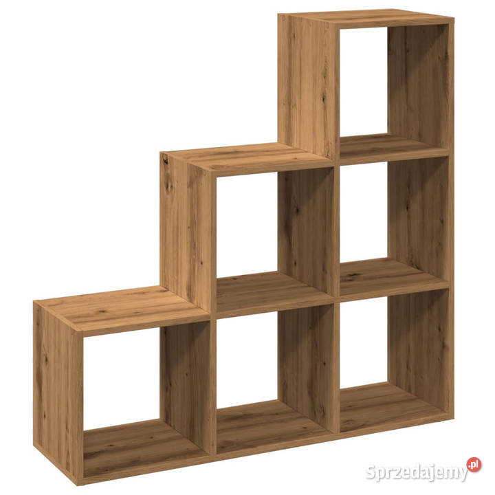 Regał przegroda 3 poziomy dąb artisan 99x29x99 Warszawa