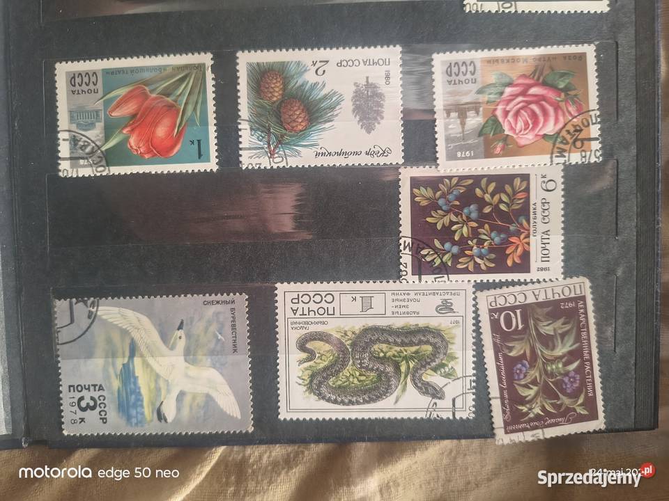 Klaser ze znaczkami ok 1960lata Ciche sprzedam