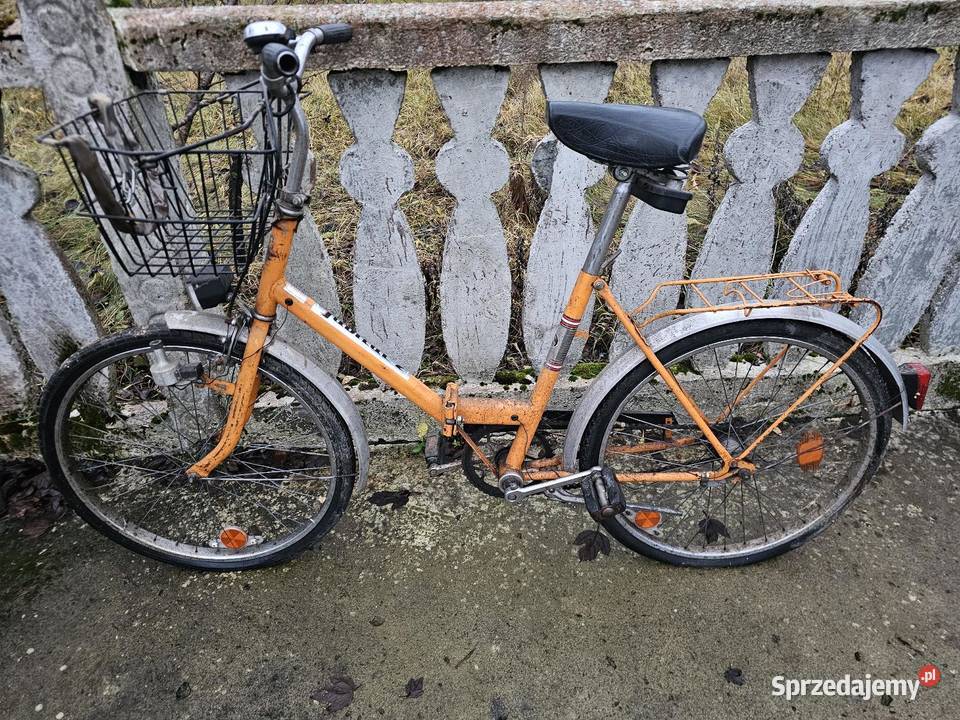 Rower jubilat 7 składany PRL Czersk