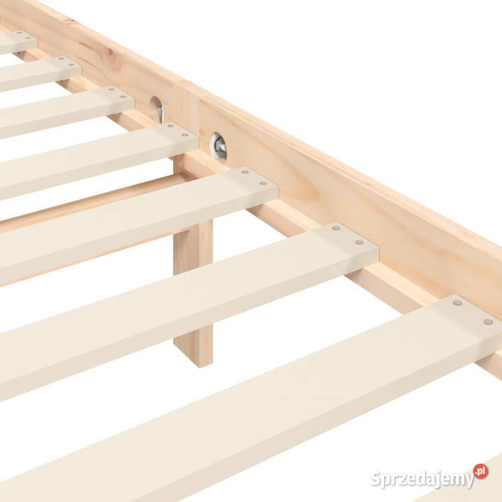 Rama łóżka bez materaca lite drewno sosnowe 203cm sprzedam
