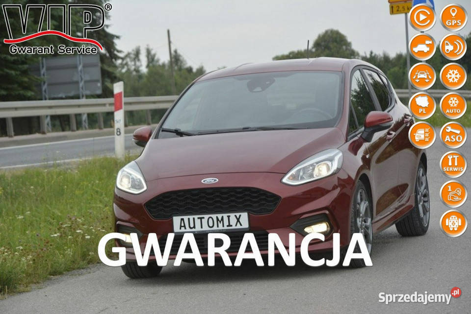 Ford Fiesta 10 EcoBoost STLine android auto car komputer pokładowy Fiesta Sędziszów Małopolski