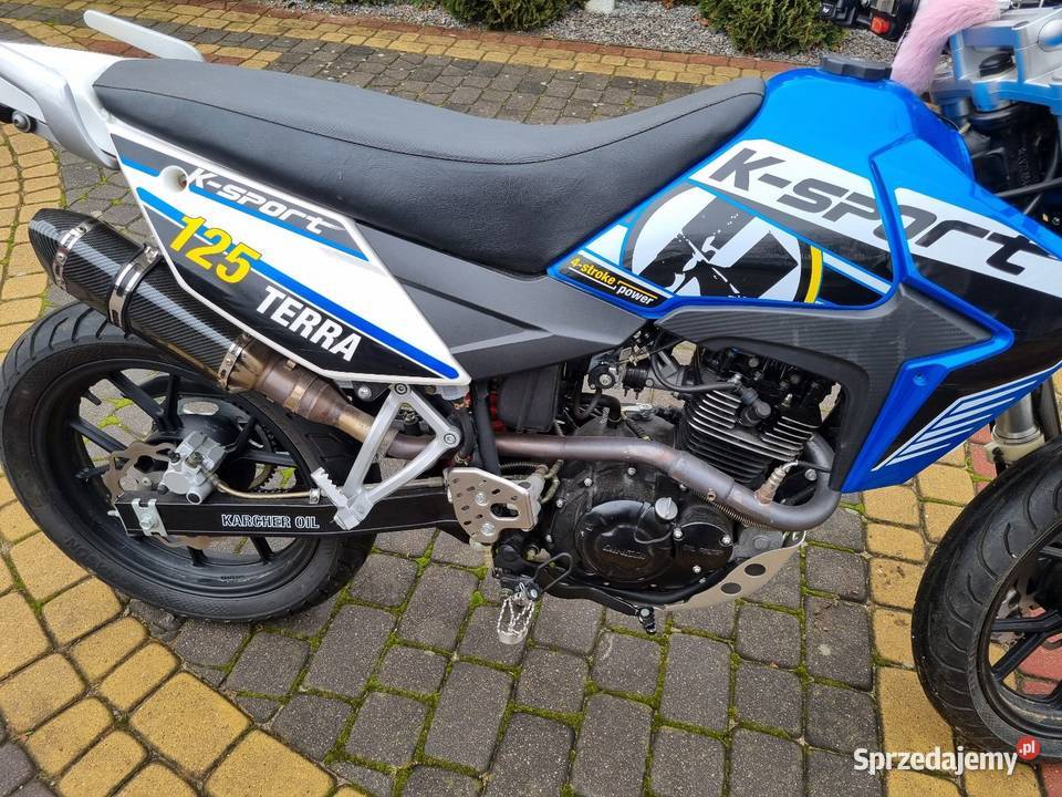 Motor Qingqi Karcher QM125 supermoto 125 Motocykle, skutery, quady Leżajsk