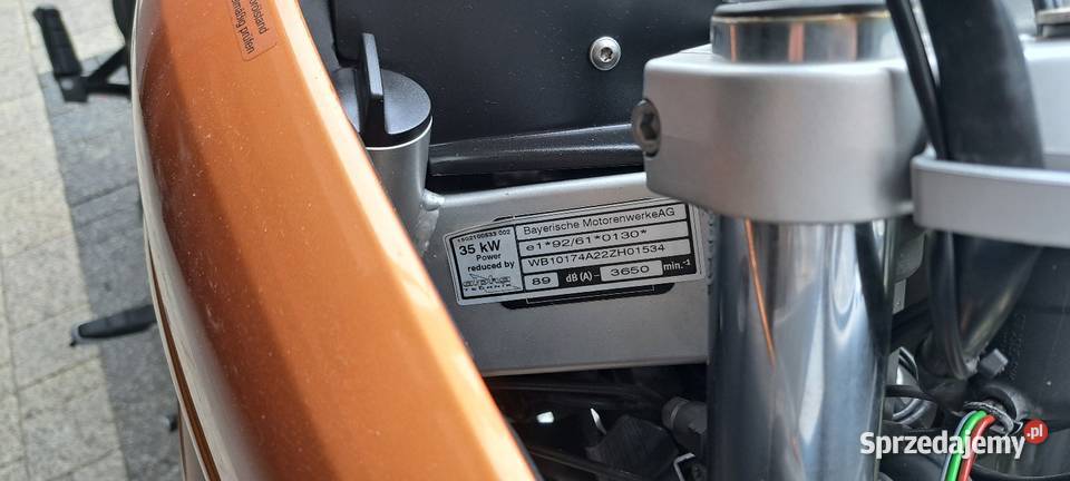 BMW F650 CS SCARVER ABS WTRYSK KAT A2 PRZEBIEG Niemianowice