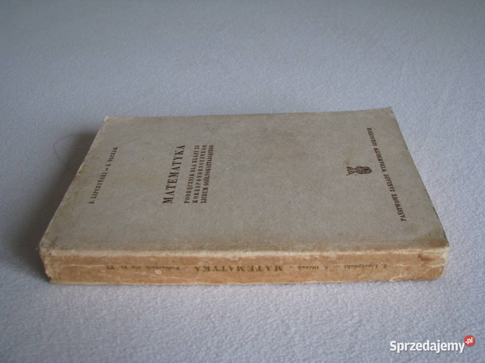 Matematyka Lipczyński Olczak podręcznik IX klasa