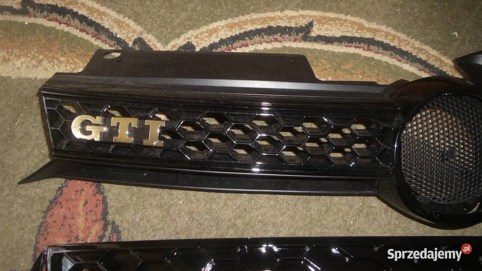 Vw Golf VI Gti atrapazderzaka przedniego Czarny części blacharskie Łódź sprzedam