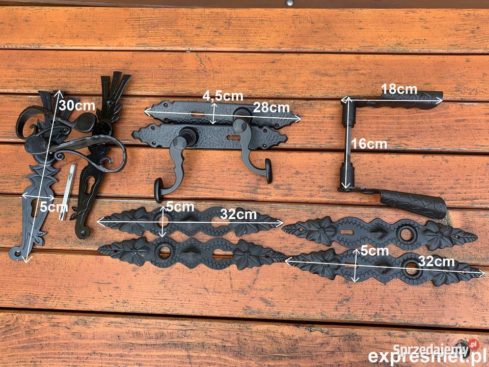 Klamka ozdobna do furtek i bram metal małopolskie Rzeszotary sprzedam