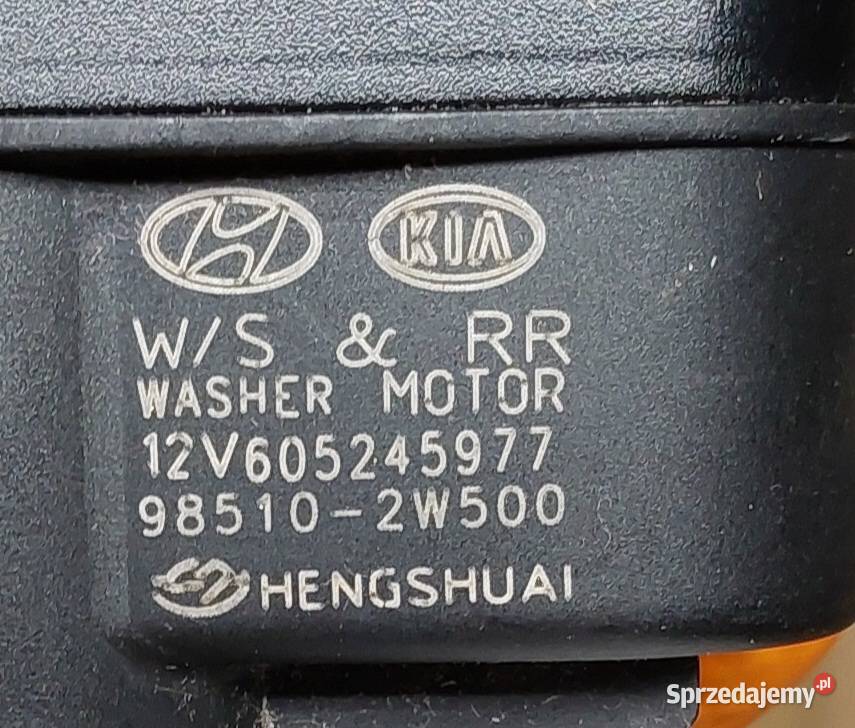 POMPKA SPRYSKIWACZY KIA HYUNDAI 985102W500 Pompki spryskiwaczy Mielęcin