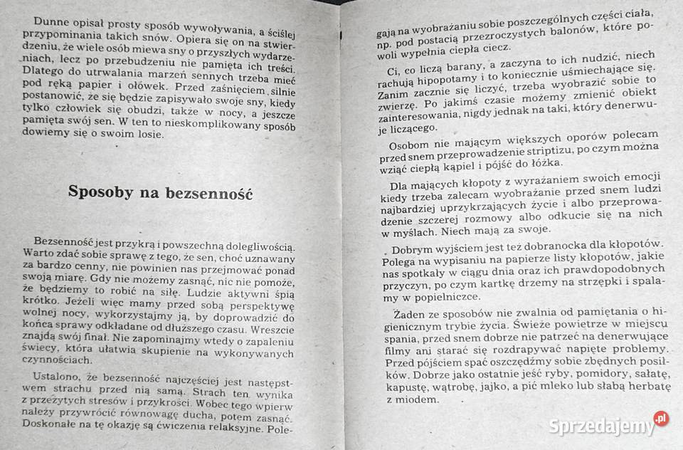 Tajemnice naszych snów Janusz Świerczyński