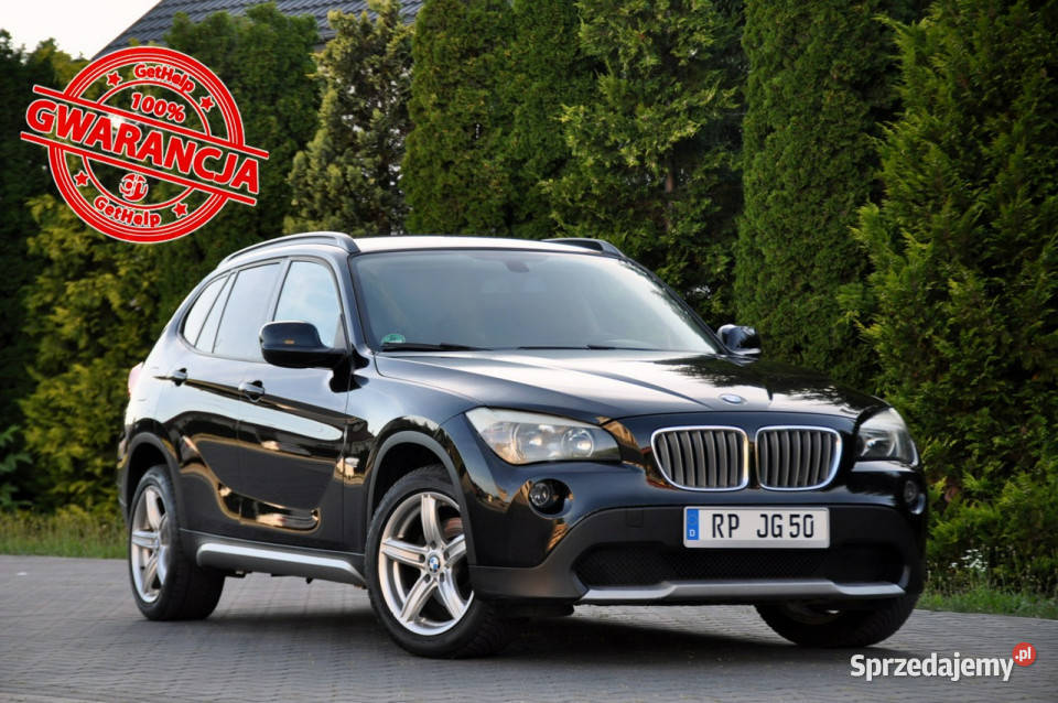 BMW X1 20d143WelurKlimatronikRelingParktronikI gniazdo SD mazowieckie Ostrów Mazowiecka