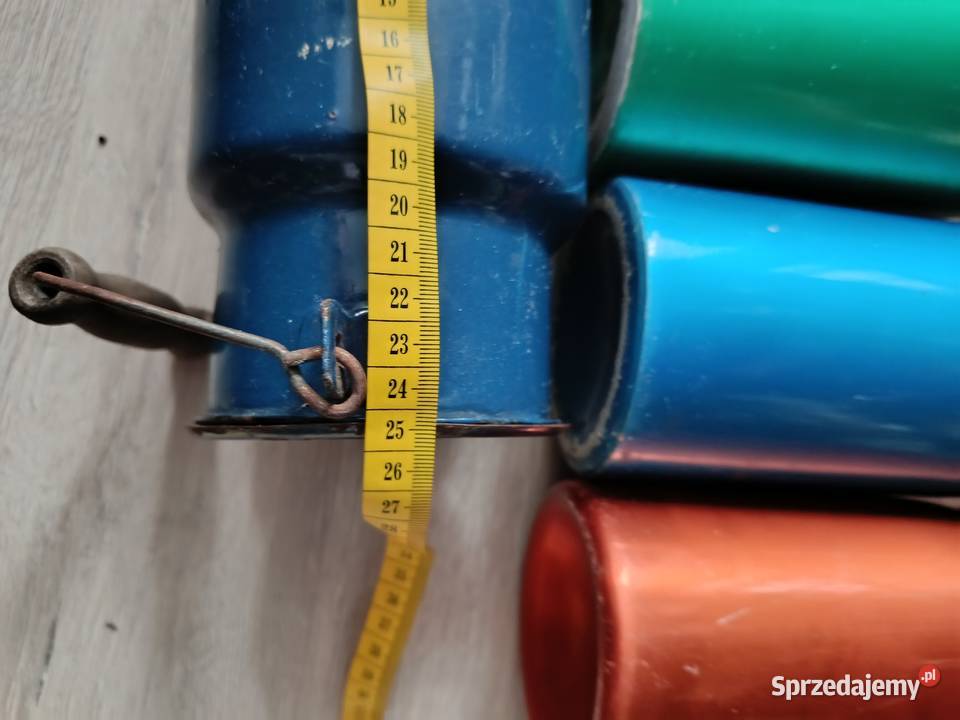 Dwa stare syfony z PRL kanka dekoracja 1 sztukę Choszczno