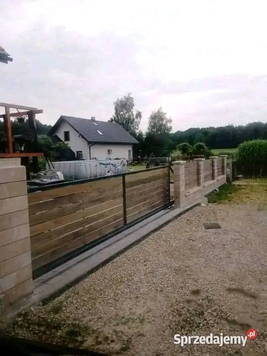 Brama przesuwna Budowa