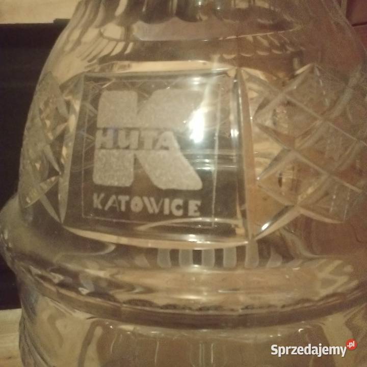 Wazon duży kryształowy PRL Kraków