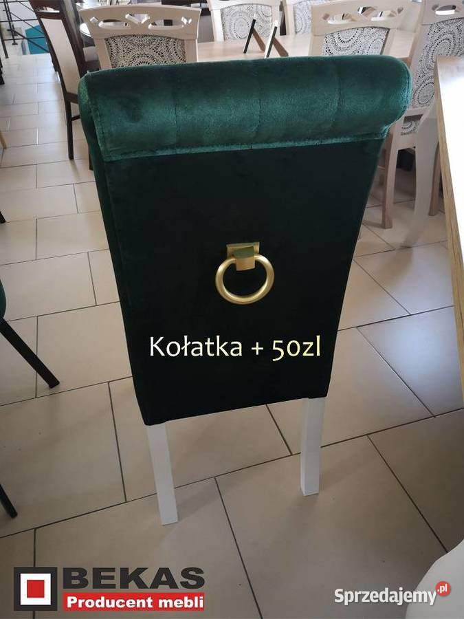 Sliczny Komplet Glamour Salon Stół i Krzesła Warszawa