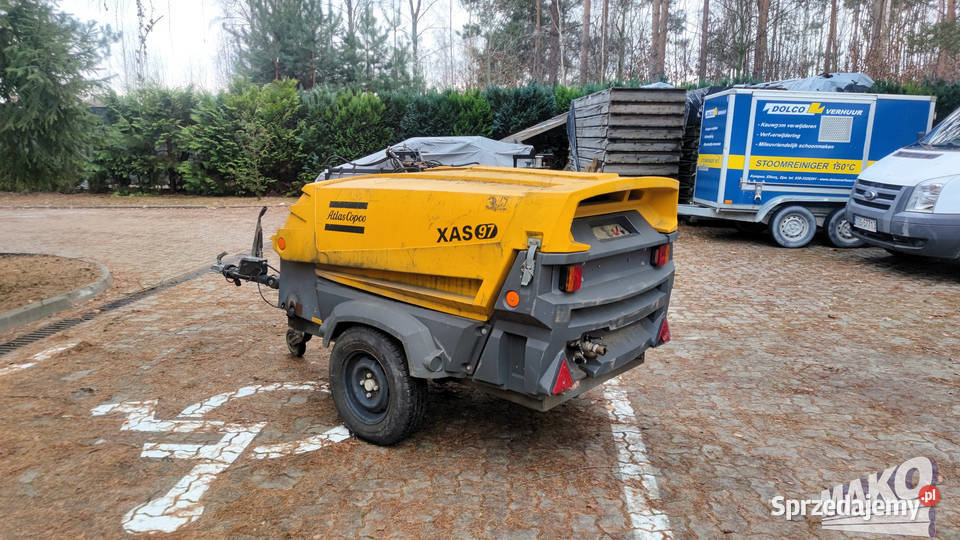 Kompresor śrubowy mobilny sprężarka Atlas Copco Ostrowiec Świętokrzyski