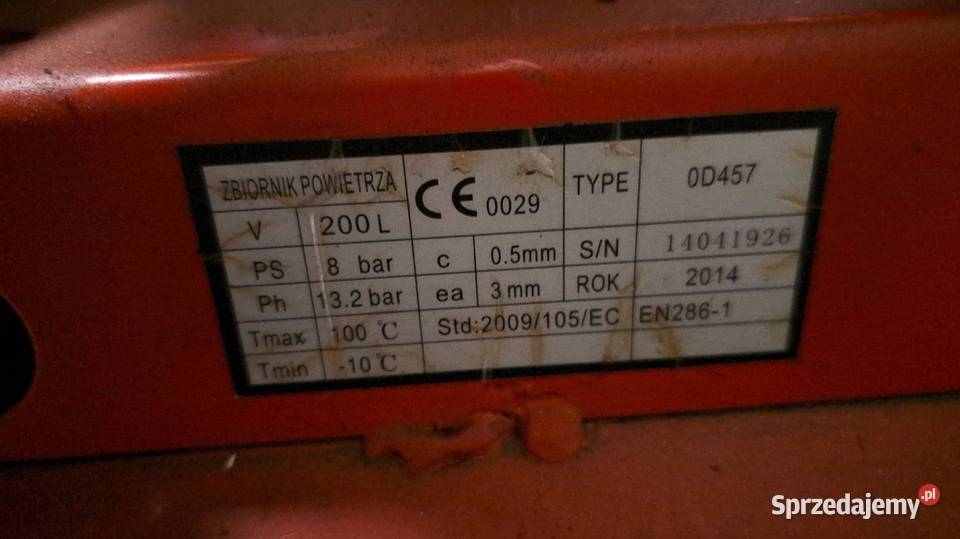 KOMPRESOR SPRĘŻARKA OLEJOWA 200L 400V Zamość