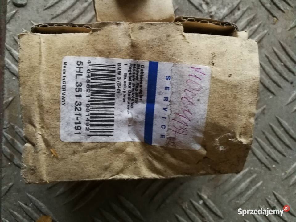 Rezystor dmuchawy BMW BEHR HELLA 5HL 351 321 191 Warszawa