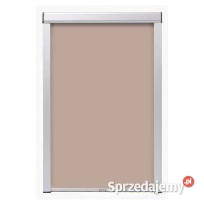 vidaXL Roleta zaciemniająca beżowa SK06133489