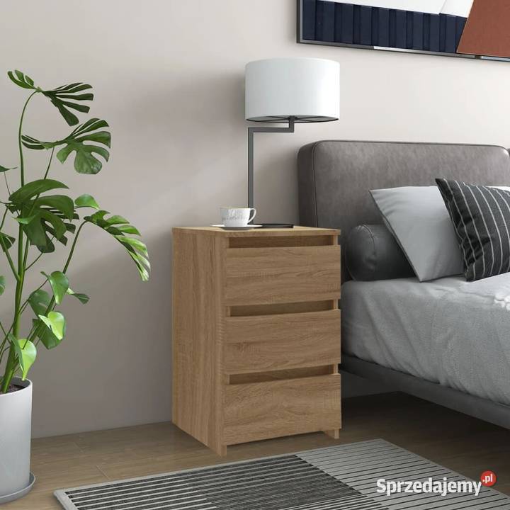 vidaXL Szafka nocna dąb sonoma 40x35x625 Warszawa