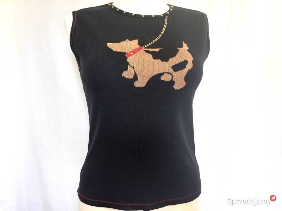 Bluzka sweterkowa Czarna damska PIESek r 38 NOWA podlaskie Białystok