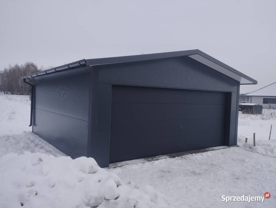 Garaże ocieplane z płyty warstwowej Łódź