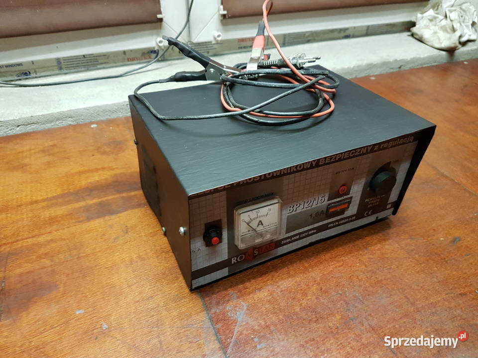 prostownik ROMSTAN BP 1215 12V 15 A 230V Pcim