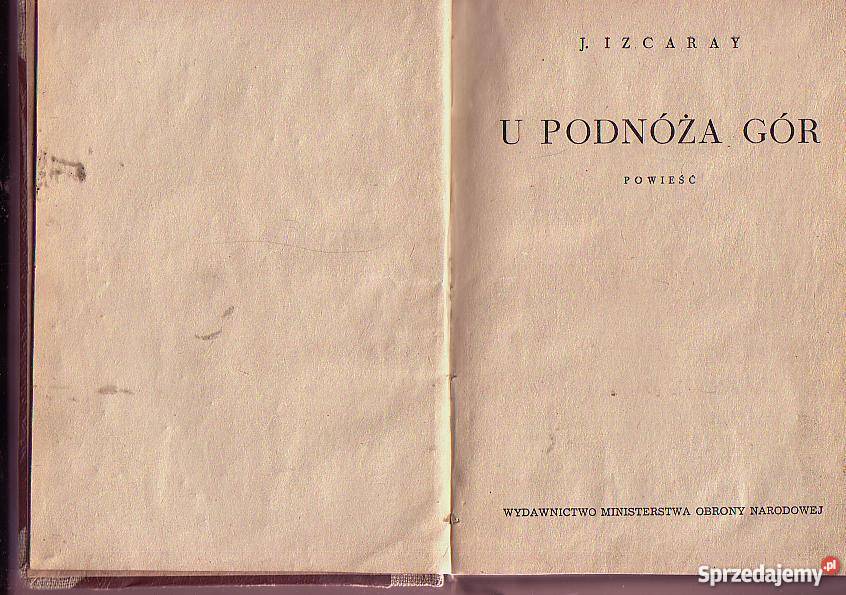 717 U PODNÓŻA GÓR J IZCARAY Proza i poezja Proza i poezja Czyrna