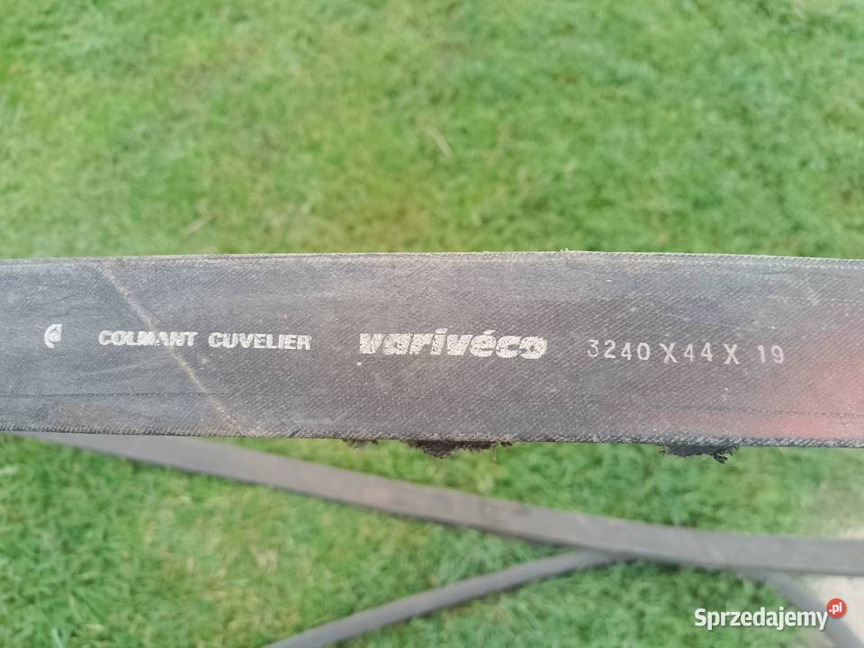 Pasy jezdne 3240x44x19 variveco colmant cuvelier kujawsko-pomorskie Ciepień sprzedam