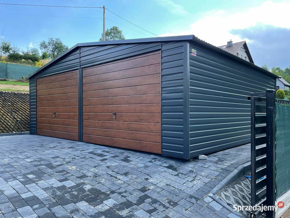 Garaż blaszany 7x6 Wzmocniony PROFILAMI Sprzedaż kujawsko-pomorskie Bydgoszcz