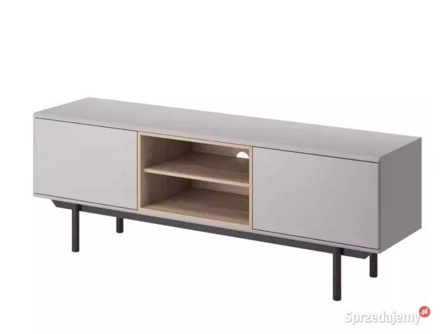 Nowa szafka RTV Inox 150 kolor SzaraHickory RTV małopolskie Kraków sprzedam