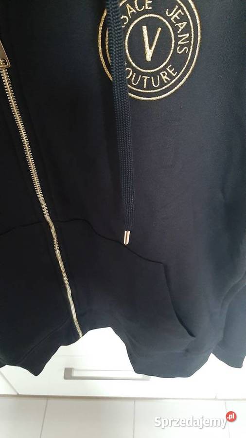 Bluza Rozpinana z Kapturem Męska VERSACE COUTURE Nowa Sól