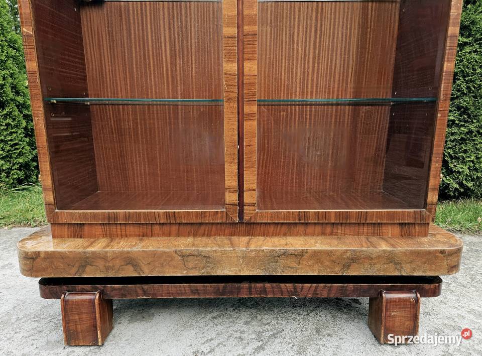 Witryna biblioteczka art deco