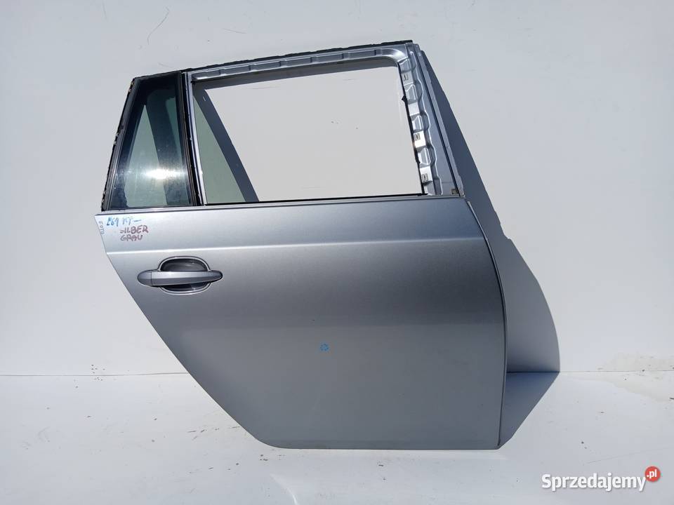 DRZWI PRAWE TYLNE TYŁ BMW E61 SILBERGRAU A087 Strzyżewice