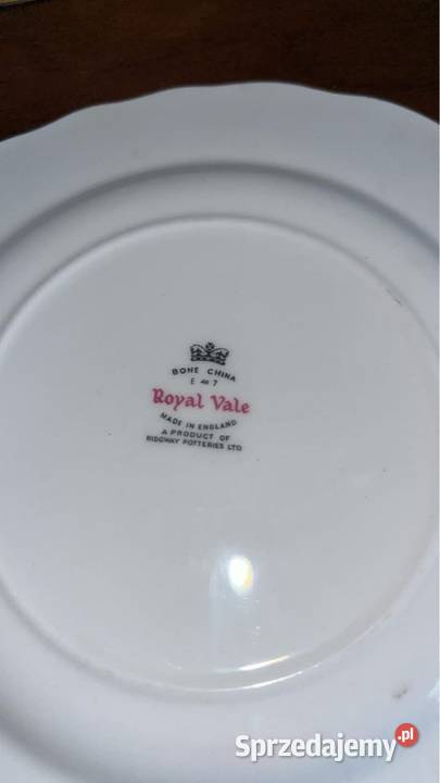 Talerzyk deserowy Syg Royal Vale Made in England Gdańsk sprzedam