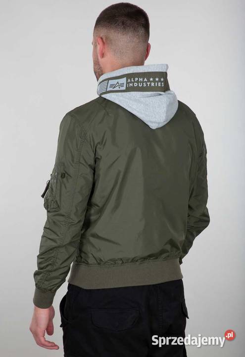 Alpha Industries kurtka z kapturem MA1 TT CUSTOM Rozmiar XL Warszawa sprzedam