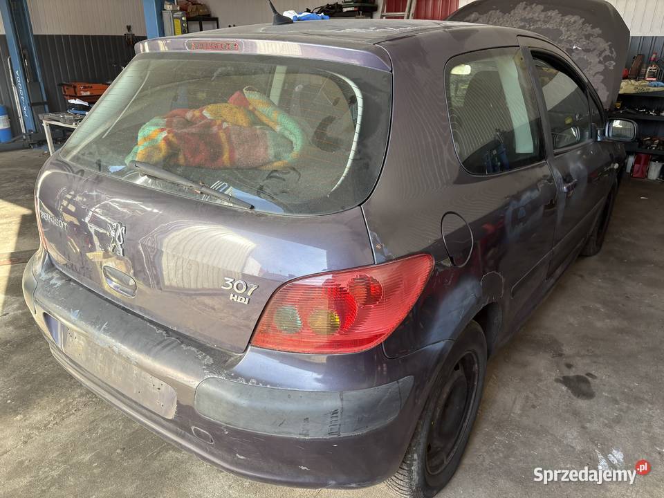 Peugeot 307 20 HDI RHY na części 2000cm3 Skwierzyna sprzedam