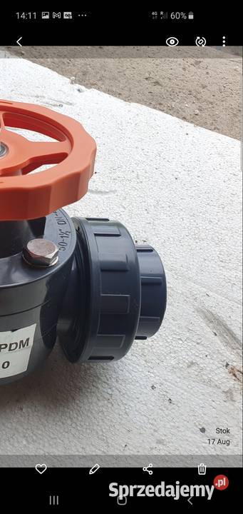 Zawor membranowy PVCU d63mm Tomaszów Mazowiecki sprzedam